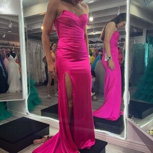 Elegant Pink Prom Dress